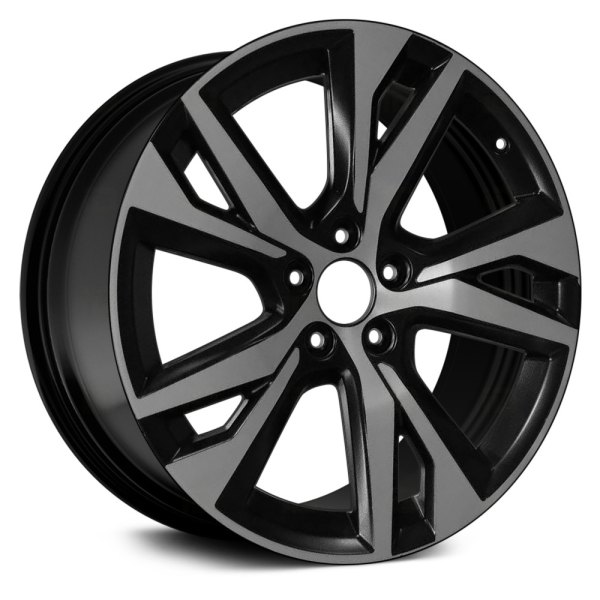 Replace® - 18 x 8 5 Spiral-Spoke Machined with Black Matte Accents Alloy Factory Wheel (Remanufactured)