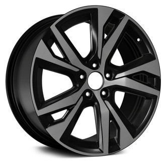 Replace® - 5 Spiral-Spoke Machined with Black Matte Accents 18x8 Alloy Factory Wheel - Remanufactured