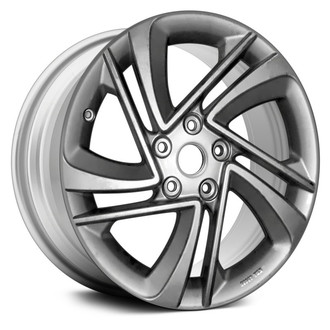 Replace® - 5 Double Spiral-Spoke Silver 17x7 Alloy Factory Wheel - Remanufactured
