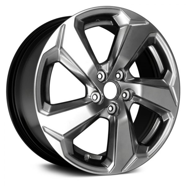 Replace® - 18 x 7 5 Spiral-Spoke Black Alloy Factory Wheel (Remanufactured)