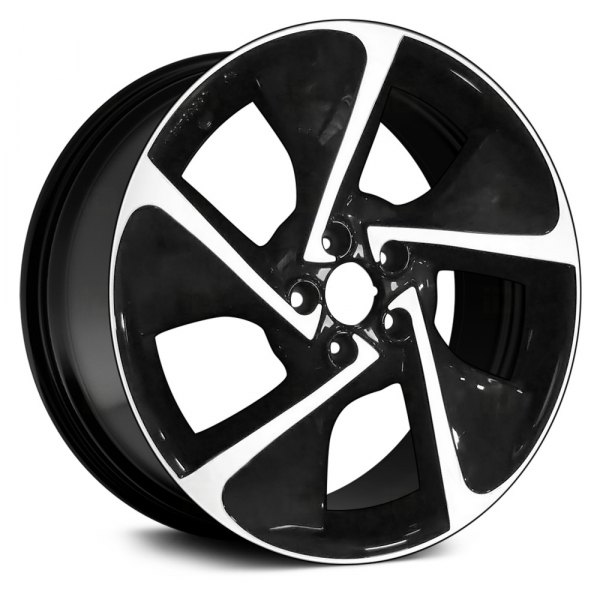 Replace® - 19 x 8 5 Turbine-Spoke Machined with Black Pearl Metallic Accents Alloy Factory Wheel (Remanufactured)