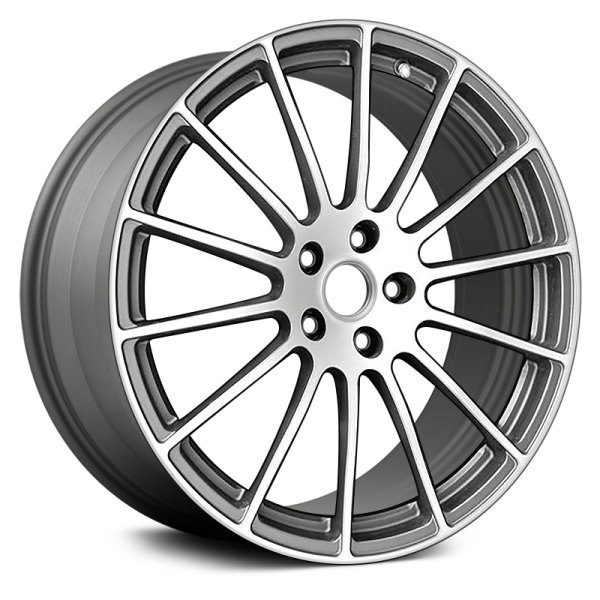 Replace® - 20 x 10.5 14 I-Spoke Machined and Medium Charcoal Metallic Alloy Factory Wheel (Remanufactured)