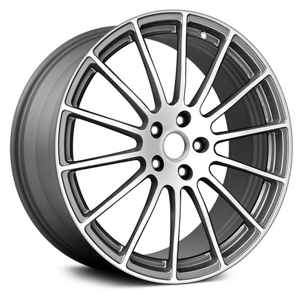 Replace® - 20 x 10.5 14 I-Spoke Machined and Medium Charcoal Metallic Alloy Factory Wheel (Remanufactured)