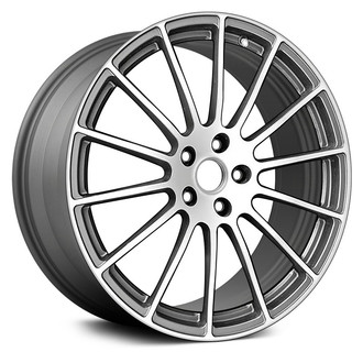 Replace® - 14 I-Spoke Machined and Medium Charcoal Metallic 20x10.5 Alloy Factory Wheel - Remanufactured