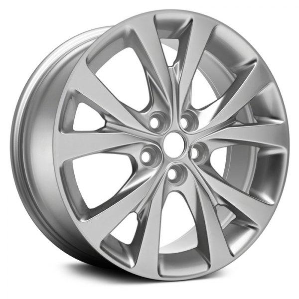 Replace® - 17 x 6.5 5 Y-Spoke Silver Alloy Factory Wheel (Remanufactured)