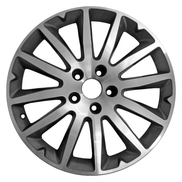 Replace® - 18 x 7.5 12 I-Spoke Machined Dark Charcoal Alloy Factory Wheel (Remanufactured)