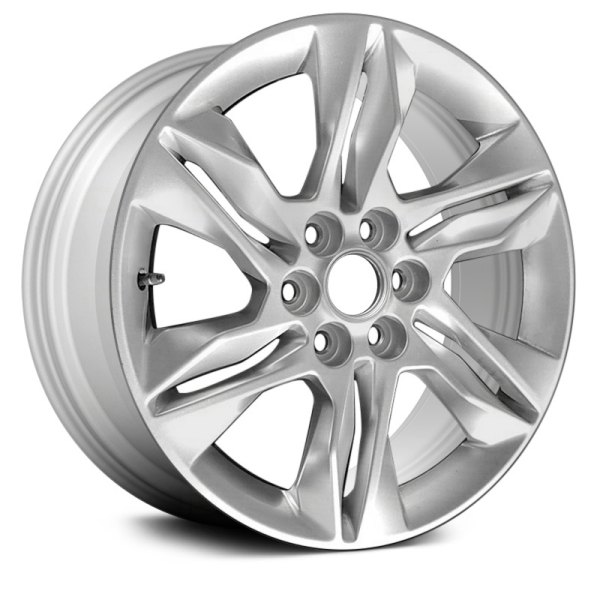 Replace® - 18 x 8 6 Spiral-Spoke Silver Alloy Factory Wheel (Remanufactured)