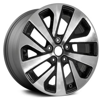 Replace® - 5 Spiral-Spoke Machined With Medium Charcoal Accents 17x7 Alloy Factory Wheel - Remanufactured