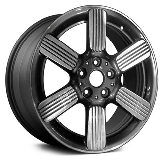 Replace® - 6 I-Spoke Machined with Dark Charcoal Accents 17x7 Alloy Factory Wheel - Remanufactured