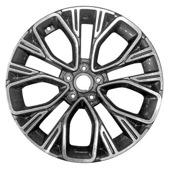 Replace® - 5 Split-Spoke Machined with Dark Charcoal Metallic Accents 19x8.5 Alloy Factory Wheel - Remanufactured