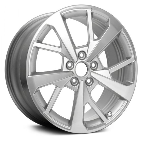 Replace® - 18 x 7 5 Split-Spoke Machined Sparkle Silver Alloy Factory Wheel (Remanufactured)