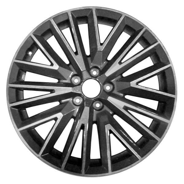 Replace® - 19 x 7 10 Split-Spoke Machined Dark Charcoal Alloy Factory Wheel (Remanufactured)