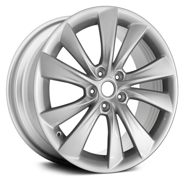 Replace® - 19 x 8.5 10-Spoke Light Silver Metallic Alloy Factory Wheel (Remanufactured)