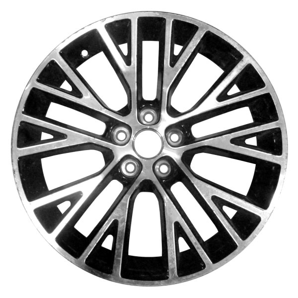 Replace® - 18 x 7.5 10 Split-Spoke Gloss Black with Machined Face Alloy Factory Wheel (Remanufactured)