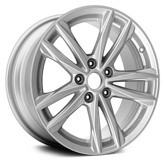 Replace® - Double 5-Spoke Silver 17x8 Alloy Factory Wheel - Remanufactured