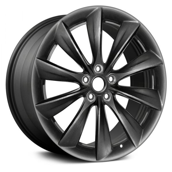 Replace® ALYTA038U30 - 10-Spoke Machined and Dark Charcoal 19x8.5 Alloy ...