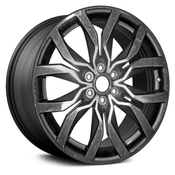 Replace® - 20 x 8 12-Spoke Machined and Dark Charcoal Alloy Factory Wheel (Remanufactured)