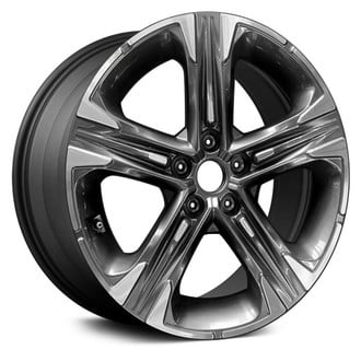 Replace® - 5-Spoke Machined and Dark Charcoal 18x7.5 Alloy Factory Wheel - Remanufactured
