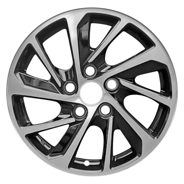 Replace® - 16 x 6.5 10 I-Spoke Machined Gloss Black Alloy Factory Wheel (Remanufactured)