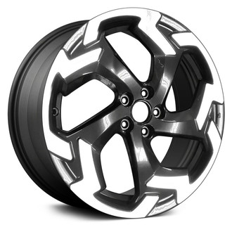 Replace® - 5-Spoke Machined Dark Charcoal 18x7 Alloy Factory Wheel - Remanufactured