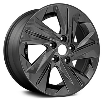 Replace® - 5 Spiral-Spoke Black 16x6.5 Alloy Factory Wheel - Remanufactured