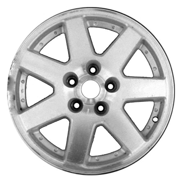 Replace® - 18 x 7.5 7-Spoke Machined and Sparkle Silver Alloy Factory Wheel (Remanufactured)