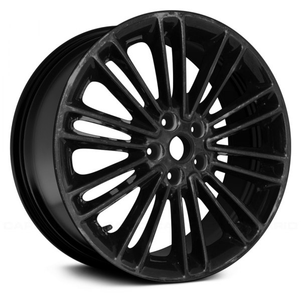 Replace® - 18 x 8.5 10 Double I-Spoke Gloss Black Alloy Factory Wheel (Remanufactured)