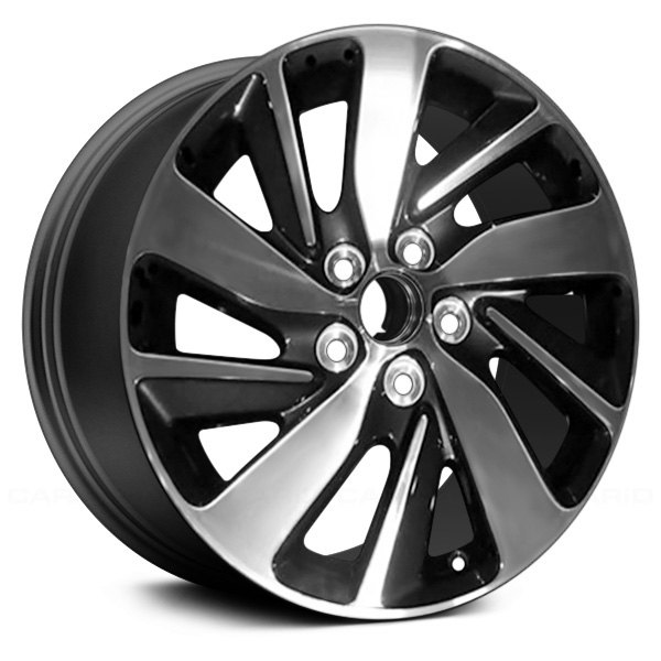 Replace® - 17 x 6.5 10 Spiral-Spoke Dark Charcoal with Machined Accents Alloy Factory Wheel (Remanufactured)