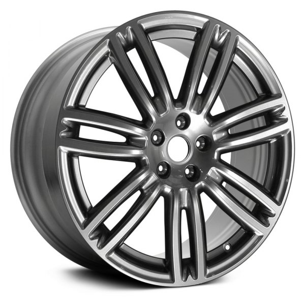 Replace® - 20 x 8.5 7 V-Spoke Machined with Bluish Silver Metallic Alloy Factory Wheel (Remanufactured)