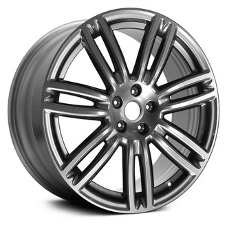 Replace® - 7 V-Spoke Machined with Bluish Silver Metallic 20x8.5 Alloy Factory Wheel - Remanufactured