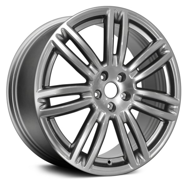 Replace® - 20 x 10.5 7 V-Spoke Dark Charcoal Alloy Factory Wheel (Remanufactured)