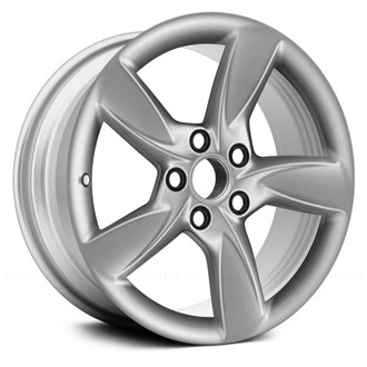Replace® - 5 Turbine-Spoke Silver 17x6.5 Alloy Factory Wheel - Remanufactured