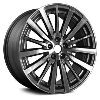 Replace® - 5 W-Spoke Charcoal with Machined Face 19x8.5 Alloy Factory Wheel - Remanufactured