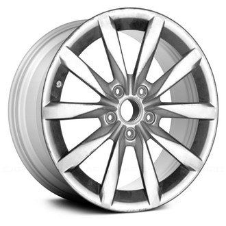 Replace® - 5 V-Spoke Silver 17x7 Alloy Factory Wheel - Remanufactured