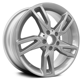 Replace® - 5 Double Spiral-Spoke Bluish Silver 18x8.5 Alloy Factory Wheel - Remanufactured