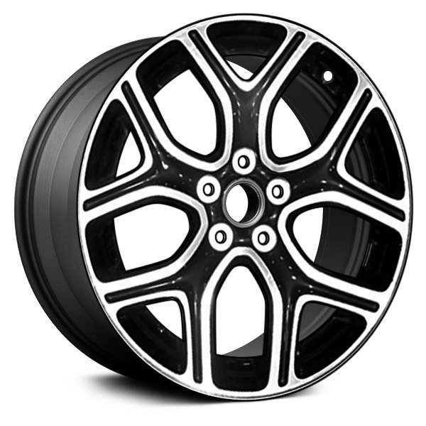 Replace® - 18 x 7 5 Y-Spoke Dark Charcoal with Machined Face Alloy Factory Wheel (Remanufactured)