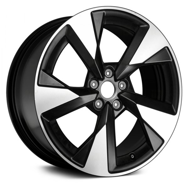 Replace® - 18 x 8 5-Slot Gloss Black with Machined Accents Alloy Factory Wheel (Remanufactured)