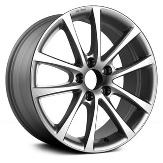 Replace® - 5 V-Spoke Medium Charcoal Metallic with Machined Accents 17x7.5 Alloy Factory Wheel - Remanufactured