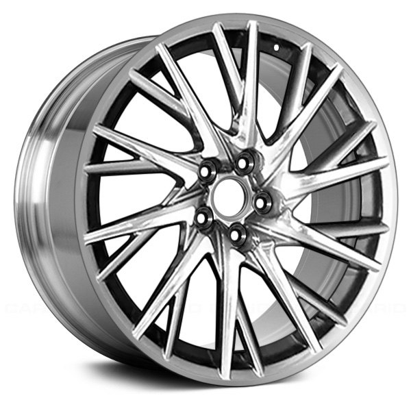 Replace® - 19 x 10 10 Double Spiral-Spoke Charcoal Alloy Factory Wheel (Remanufactured)