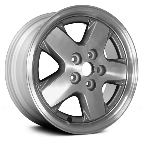 Replace® - 16 x 7 5-Spoke Dimple Silver Alloy Factory Wheel (Remanufactured)