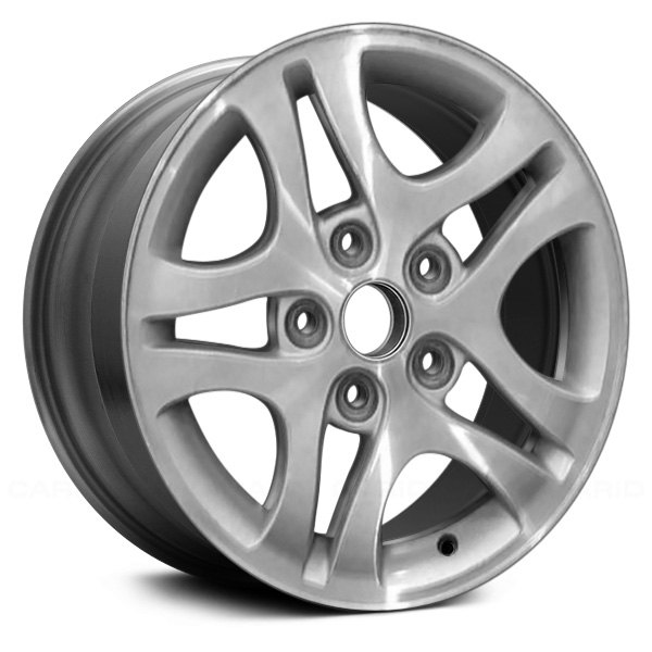 Replace® - 15 x 6 Double 5-Spoke Silver with Machined Face Alloy Factory Wheel (Remanufactured)
