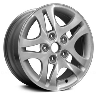 Replace® - Double 5-Spoke Silver with Machined Face 15x6 Alloy Factory Wheel - Remanufactured