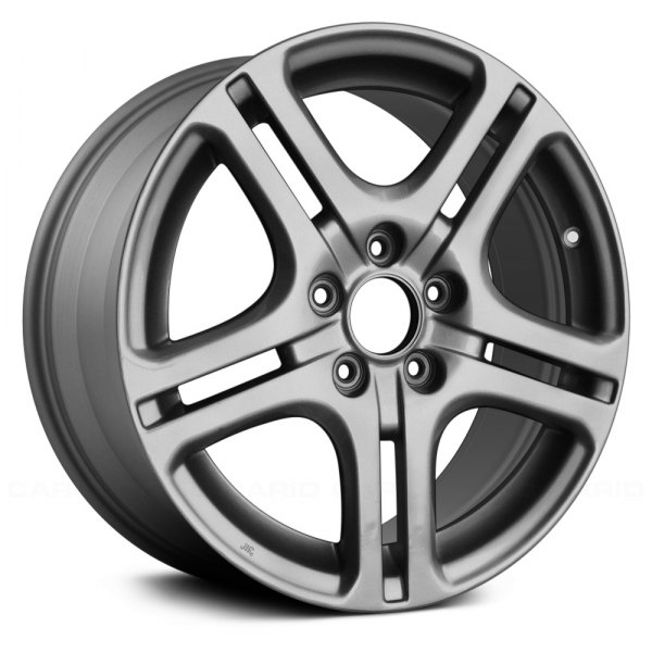 Replace® - 17 x 7.5 Double 5-Spoke Medium Gray Alloy Factory Wheel (Remanufactured)