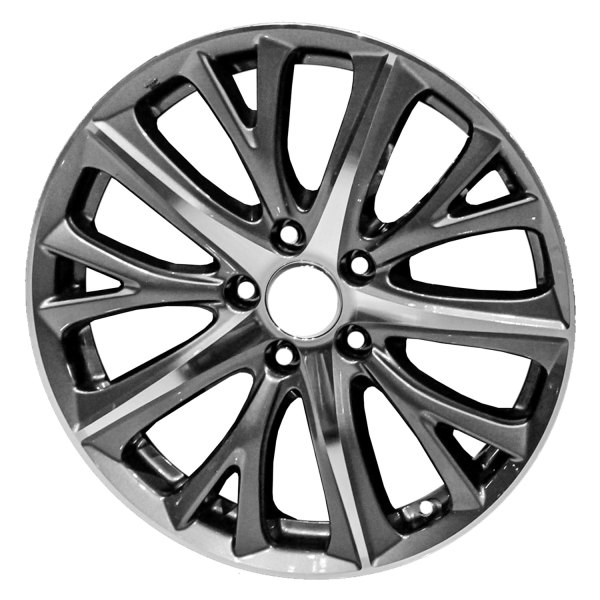 Replace® - 18 x 7.5 10 Alternating-Spoke Charcoal Alloy Factory Wheel (Remanufactured)