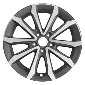 Replace® - 10 I-Spoke Machined Dark Charcoal 17x7 Alloy Factory Wheel - Remanufactured