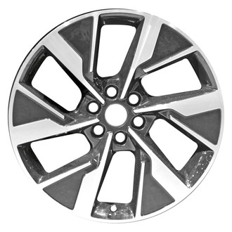 Replace® - 6 I-Spoke Machined Gloss Black 22x9.5 Alloy Factory Wheel - Remanufactured