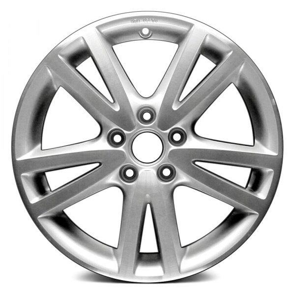 Replace® - 17 x 7 5 V-Spoke Deep Silver Alloy Factory Wheel (Remanufactured)