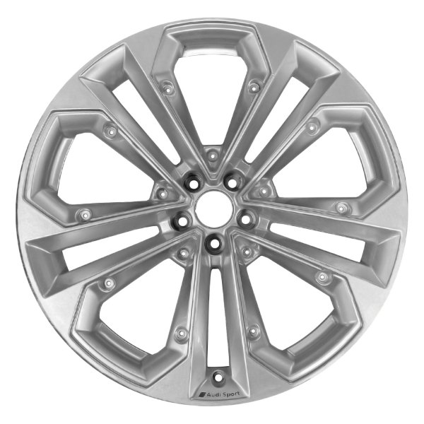 Replace® - 21 x 9.5 10-Spoke Painted Bluish Silver Alloy Factory Wheel (Remanufactured)