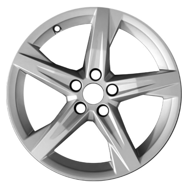 Replace® - 18 x 8 5-Spoke Light Silver Metallic Alloy Factory Wheel (Factory Take Off)