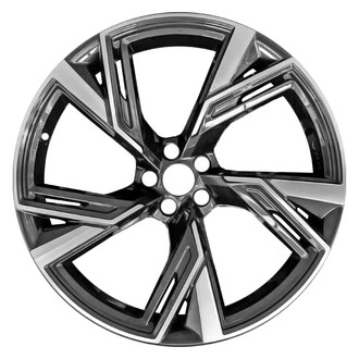 Replace® - 5 Split-Spoke Machined Black Pearl Metallic 22x10.5 Alloy Factory Wheel - Remanufactured